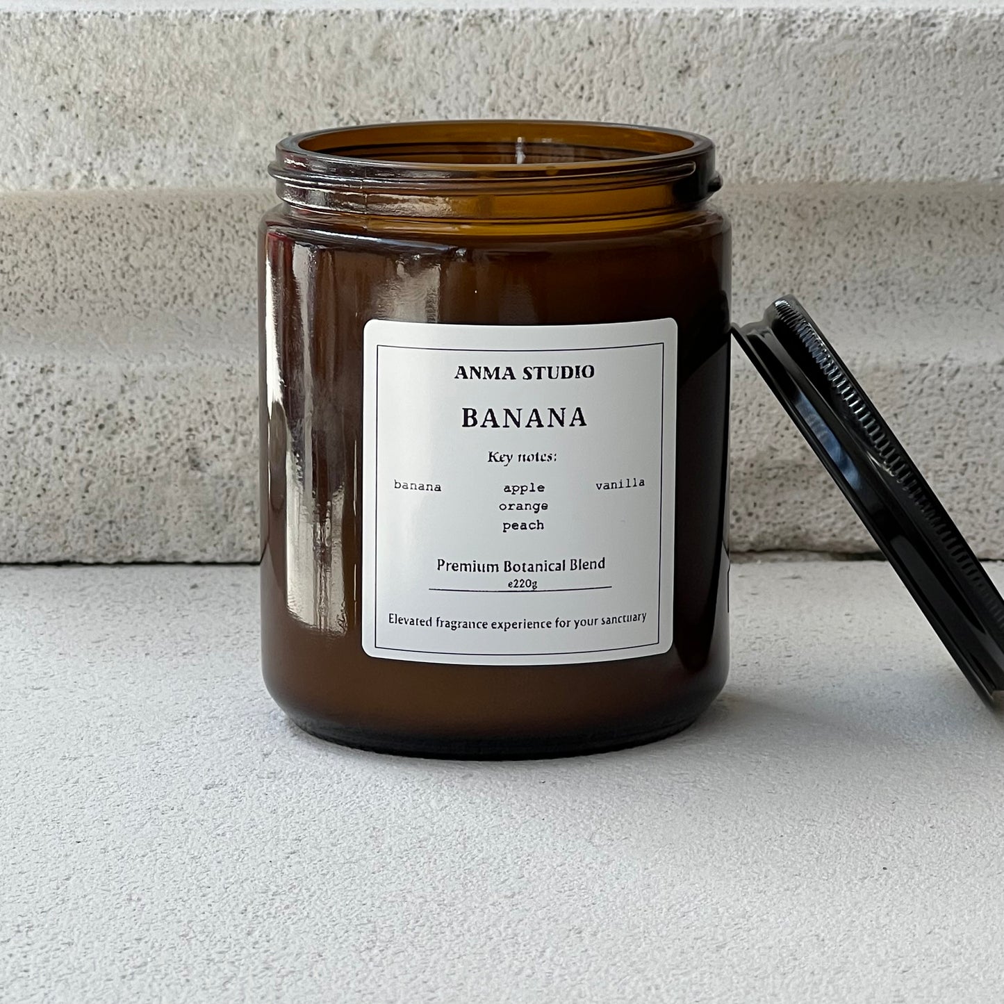 Banana Scented Candle | Premium Μείγμα Σόγιας & Καρύδας