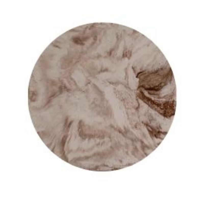 Τσιμεντένιος χειροποίητος δίσκος με εφέ μαρμάρου σε καφέ απόχρωση