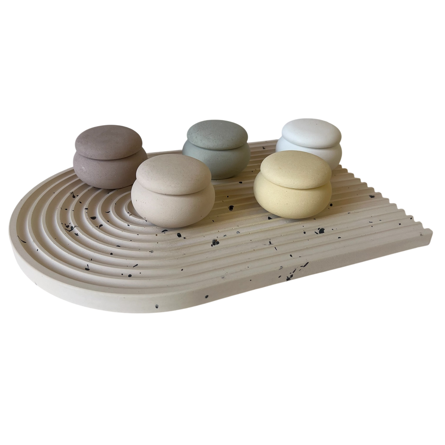 μπομπονιέρες μονόχρωμες σε macaron