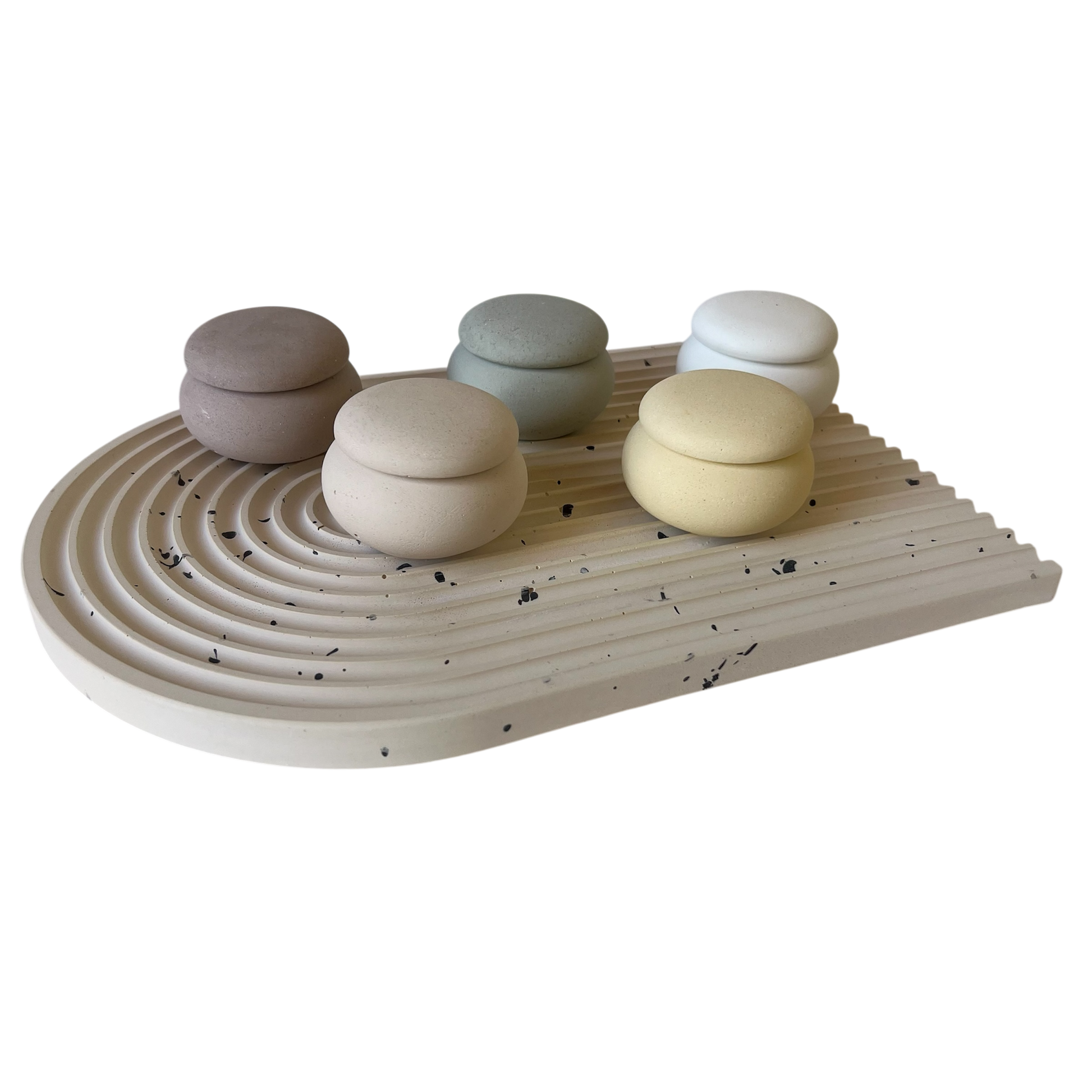 μπομπονιέρες μονόχρωμες σε macaron