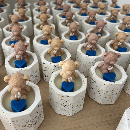 μπομπονιέρα βάπτισης teddy love